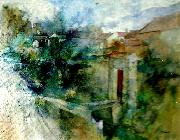 Carl Larsson motiv fran montcourt oil painting artist